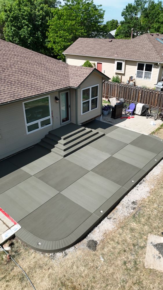 Decorative Concrete  for B&M Concrete LLC in Longmont, CO