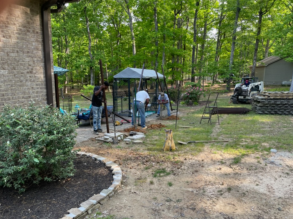 Fence Installation for West Tennessee Lumber in Adamsville, TN