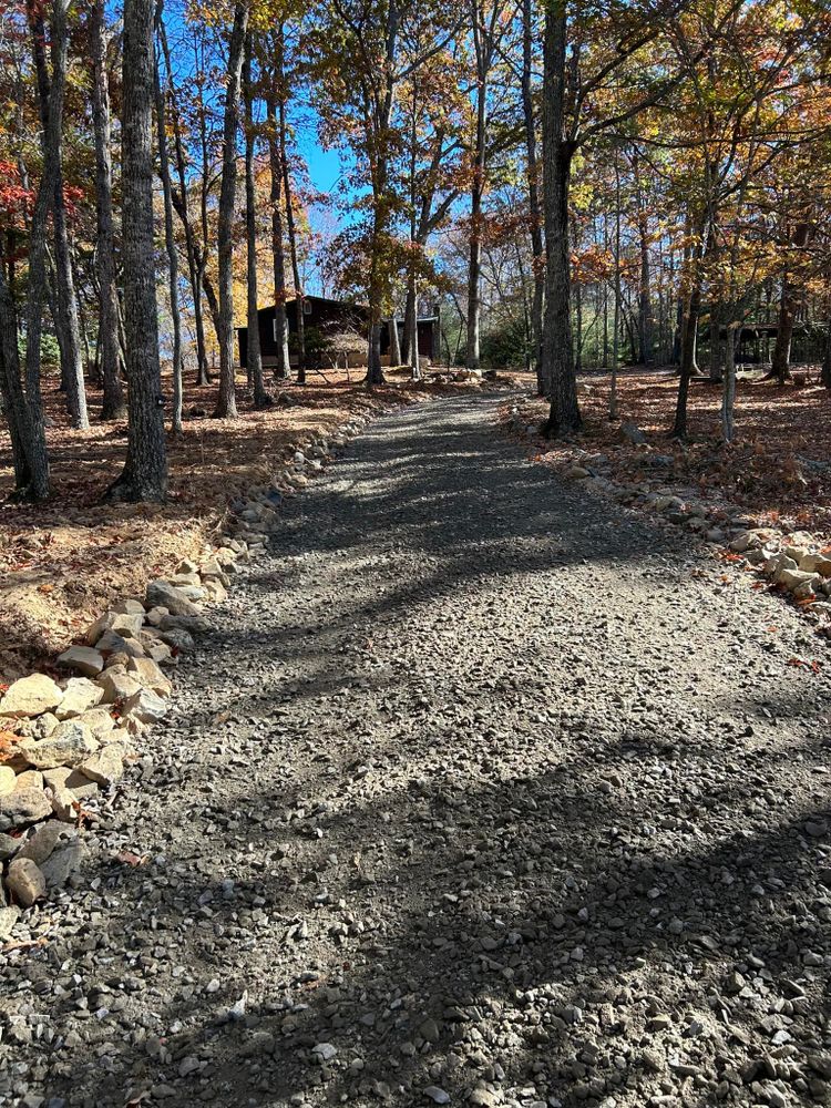 Transform your outdoor space with our professional gravel driveway laying service. We provide durable, aesthetically pleasing driveways that enhance curb appeal and withstand the test of time. for The Gravel Guy in Blairsville, GA