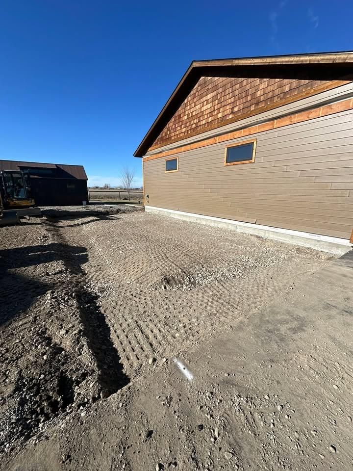 Dirt Work for R&H Homes in Bozeman, MT