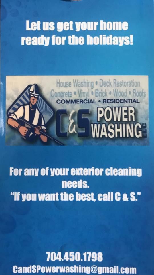 Commercial Washing for C & S Power Washing LLC in Statesville, NC