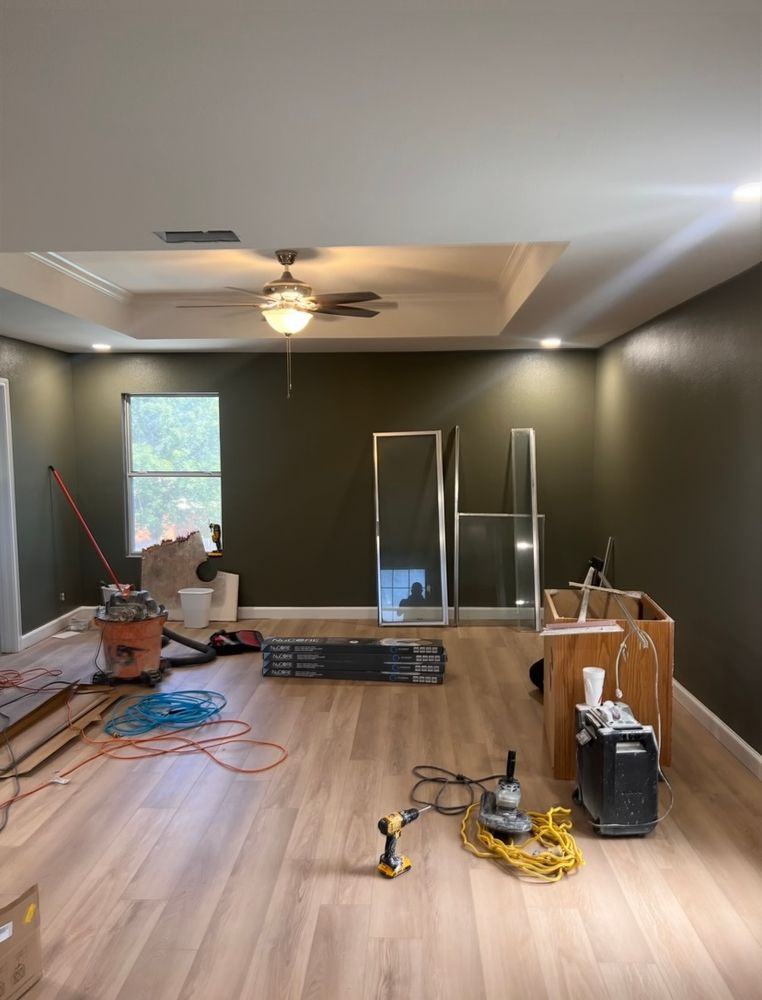 Interior Painting for L.P. Contractors in San Antonio, Texas