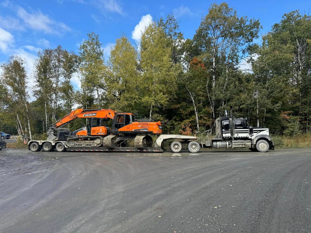 Excavation for Gardner Road Company in Winn, ME