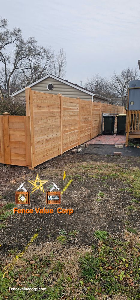 HORIZONTAL FENCES for Fence Value Corp in Chicago, IL