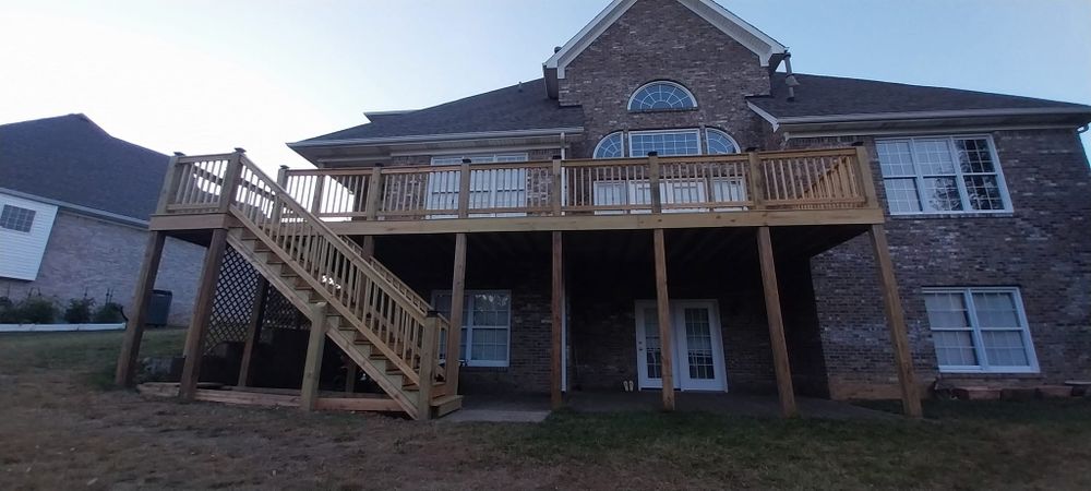 Transform your outdoor space with our professional deck & patio installation service, enhancing both aesthetics and functionality. Our expert team ensures quality craftsmanship tailored to your unique style and needs. for Wilkinson Painting and Remodeling in Jeffersontown, KY