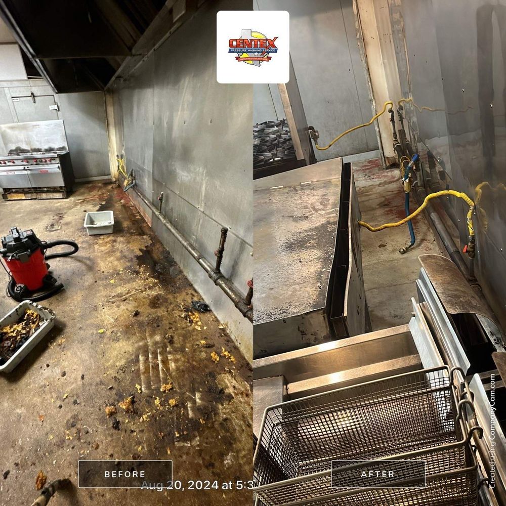 Commercial Kitchen Hood Cleaning for Centex Pressure Washing Service in San Marcos, TX