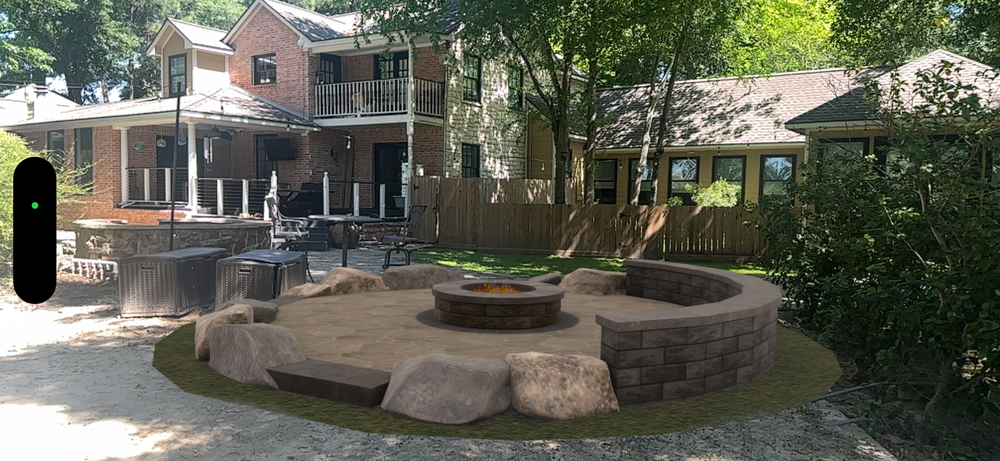 Outdoor Features for Atlas Land Design in Creekside Park, TX