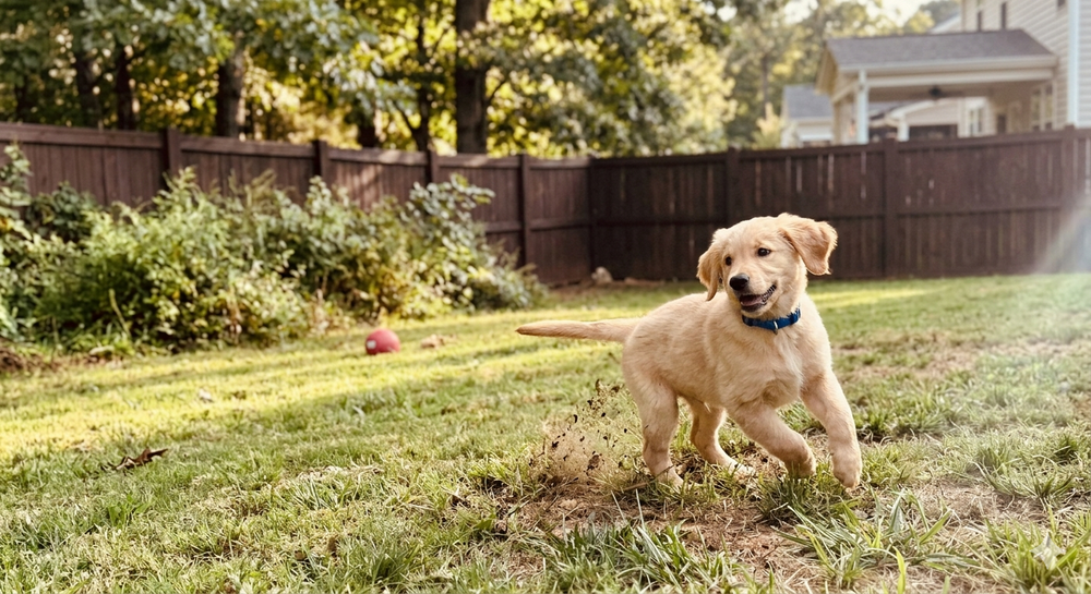 Keep your pets secure with professional dog fence installation in Charlotte, NC. We design and build high-quality, durable fences tailored to your dog’s breed, preventing digging and escaping while giving you ultimate peace of mind. for Fence My Lawn in Charlotte, NC
