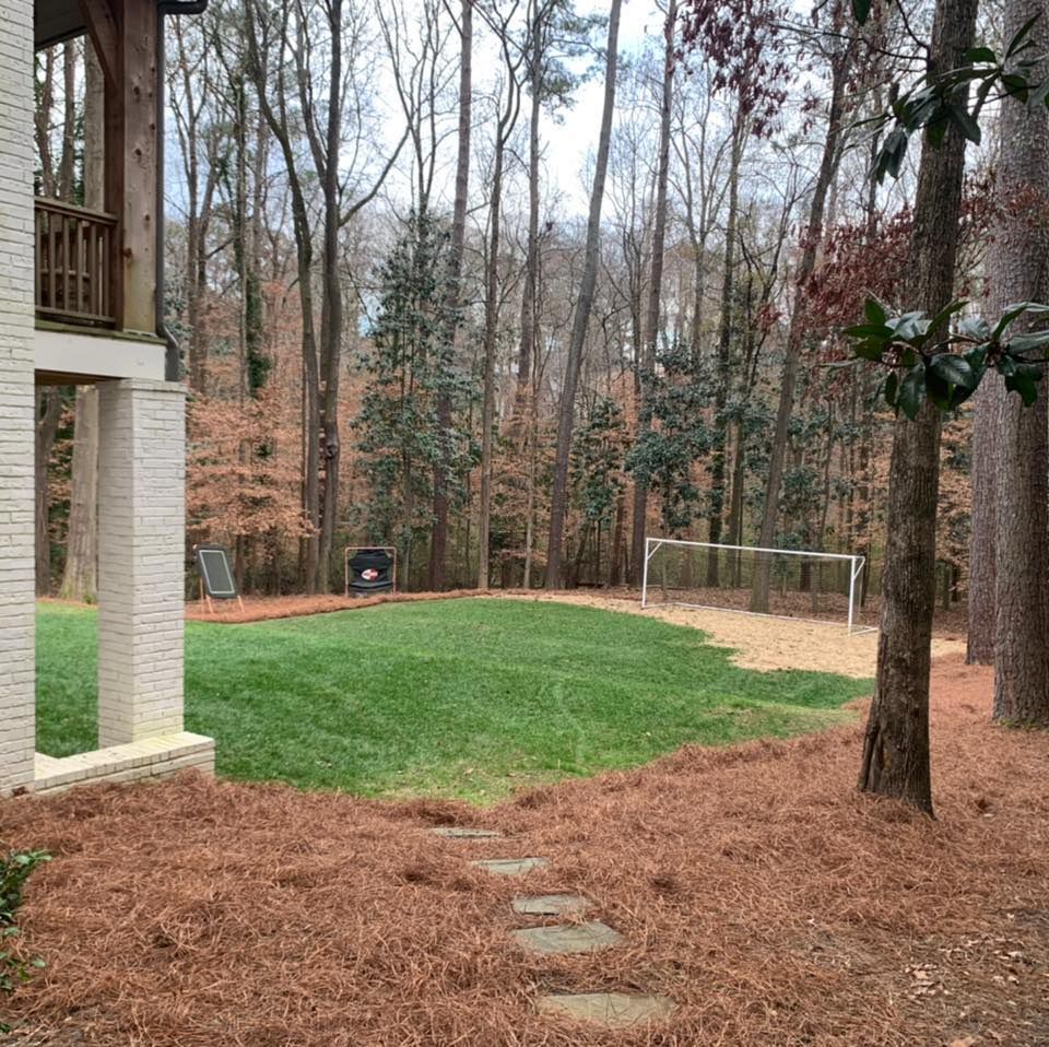 Our professional mowing service will keep your lawn neat and healthy, providing consistent maintenance for a lush green yard that enhances the beauty and value of your home. for Arciniega Landscapes in Acworth, Georgia