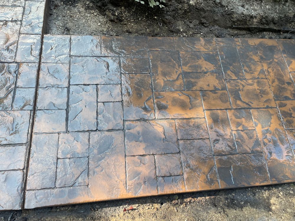 Stamped Concrete for Doncrete LLC in Medina, OH