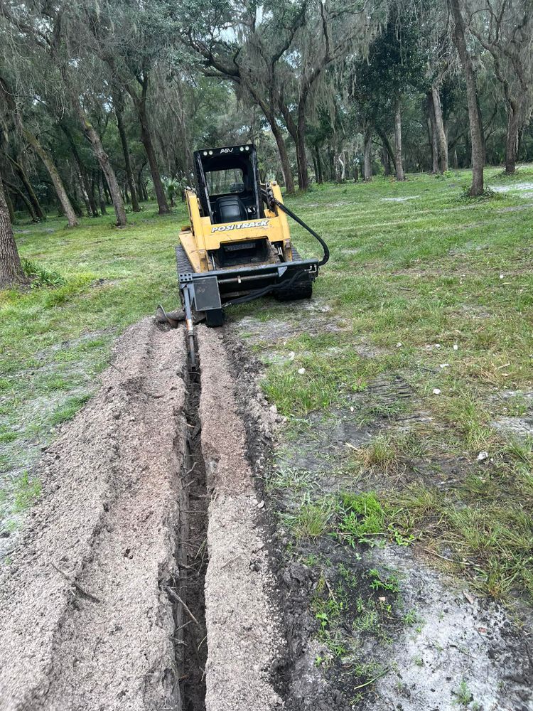 Our Skid Steer Work service efficiently handles landscaping, grading, and debris removal with precision. Ideal for homeowners, it ensures your property is perfectly shaped and prepared for any project needs. for CJ Dirtwork in Crescent City, FL