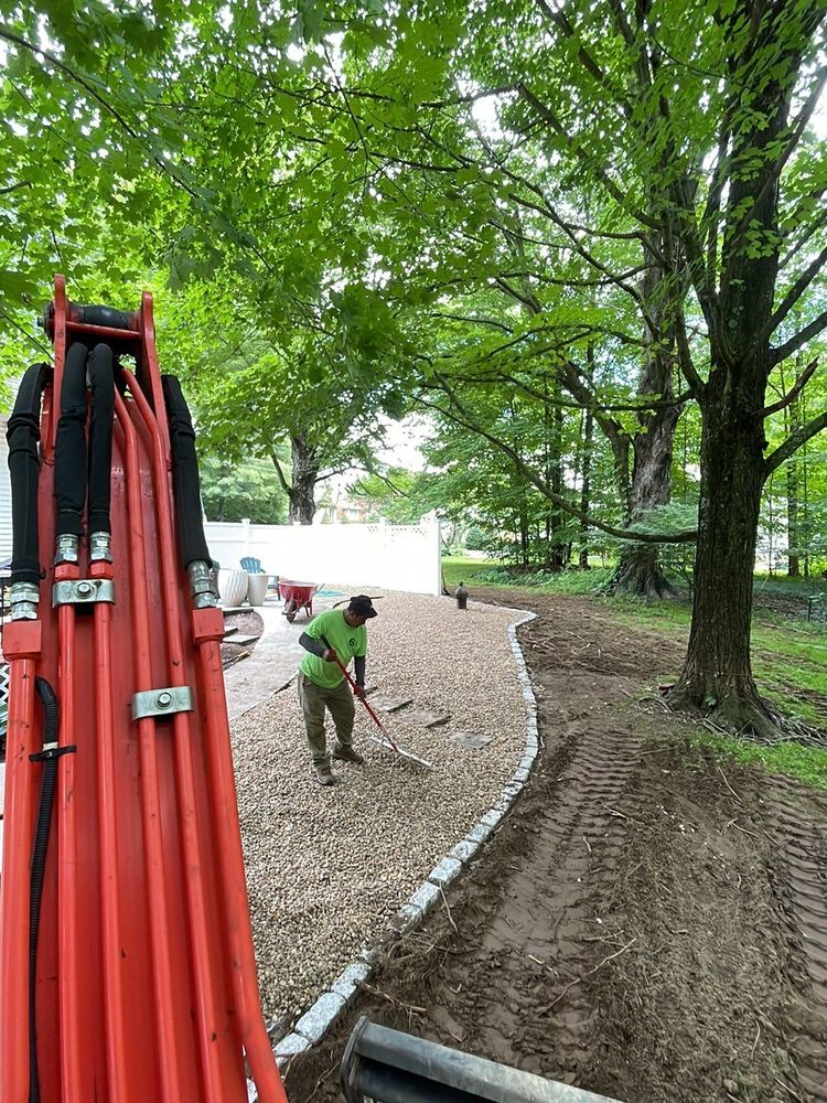 Excavation for CS Property Maintenance in Middlebury, CT