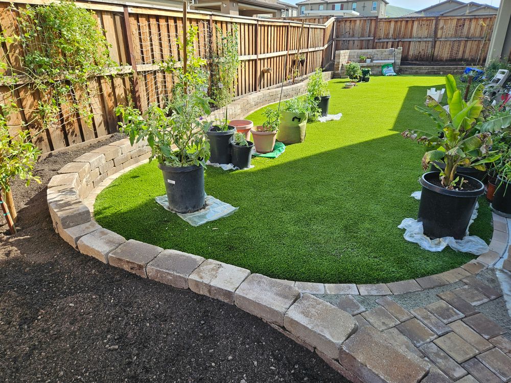 Block, Boulder and Timber Walls for Martin Stanko Landscape Construction in Livermore, CA