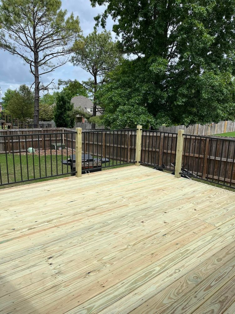 Transform your outdoor space with our expert deck and patio installation services, offering durable materials, customized designs, and professional craftsmanship to enhance beauty and functionality in your home's exterior oasis. for Robbins Restorations in Bella Vista, AR