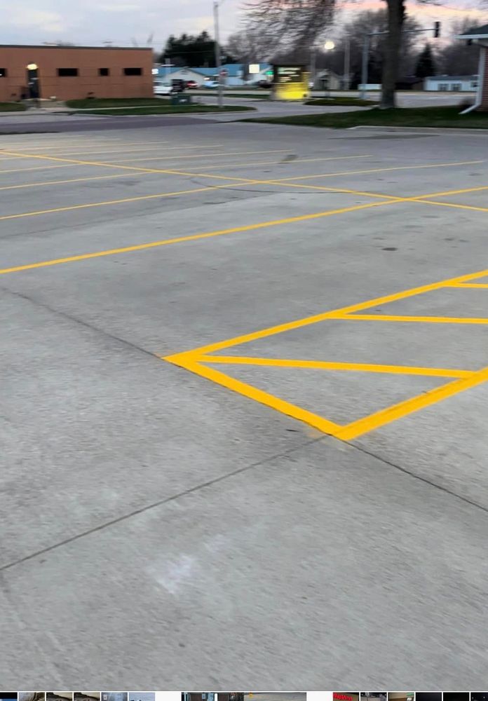 All Photos for Midwest Line Striping LLC in Spirit Lake, IA