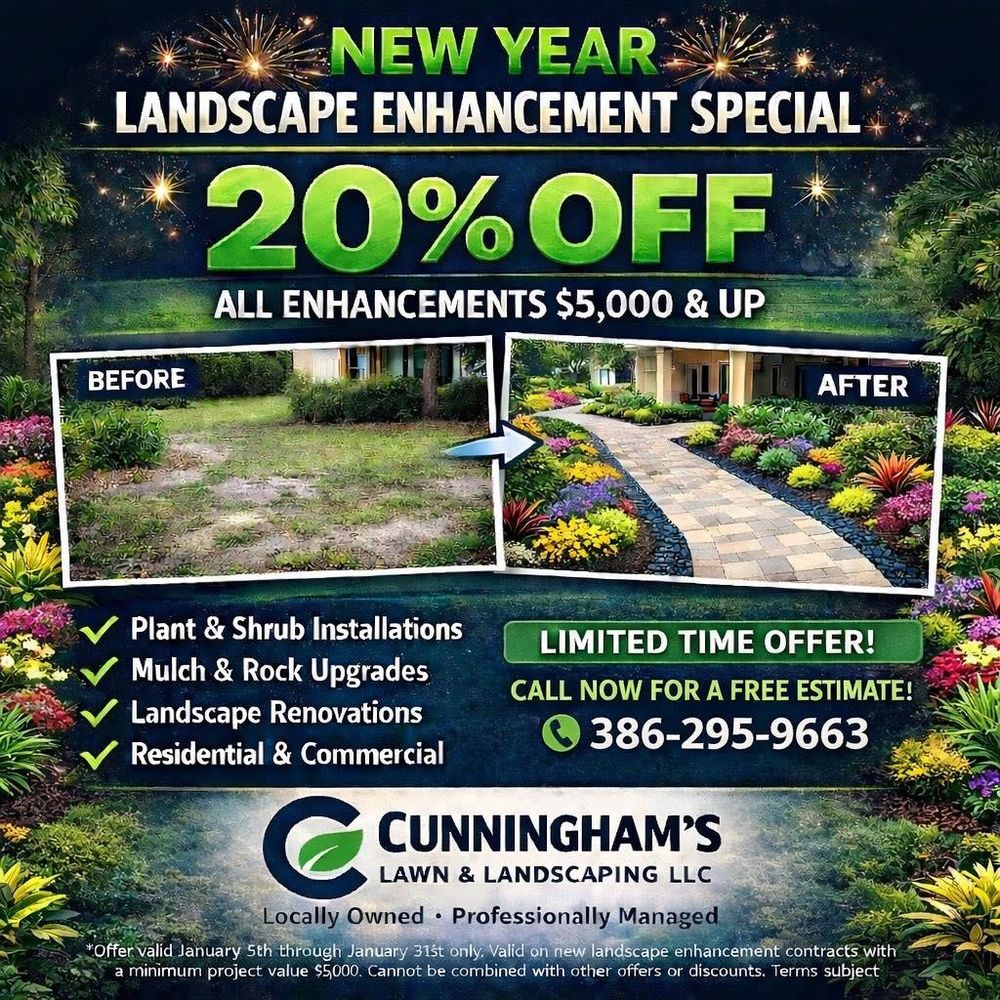 All Photos for Cunningham's Lawn & Landscaping LLC in Daytona Beach, Florida