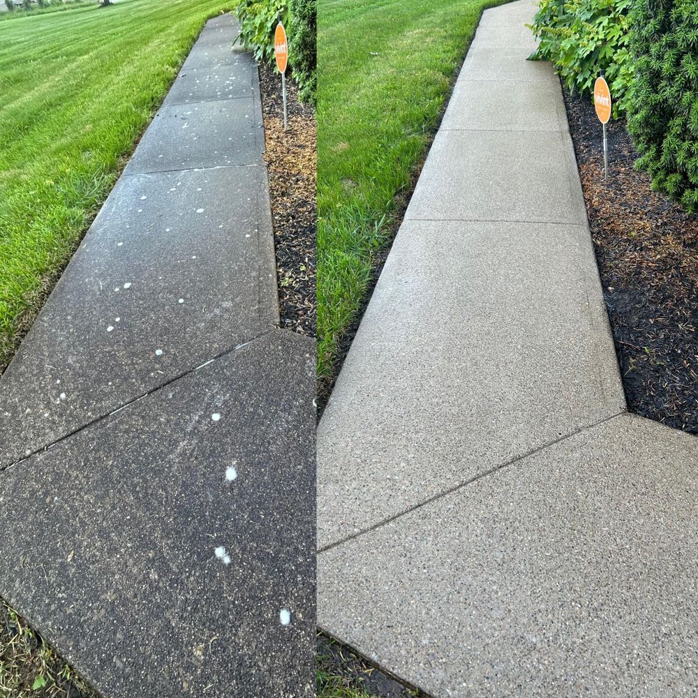 Revitalize your outdoor spaces with our expert concrete cleaning service. Our pressure washing removes dirt, grime, and stains to make your pathways and driveways look brand new again. for Spotless Exterior in Mt Vernon, KY