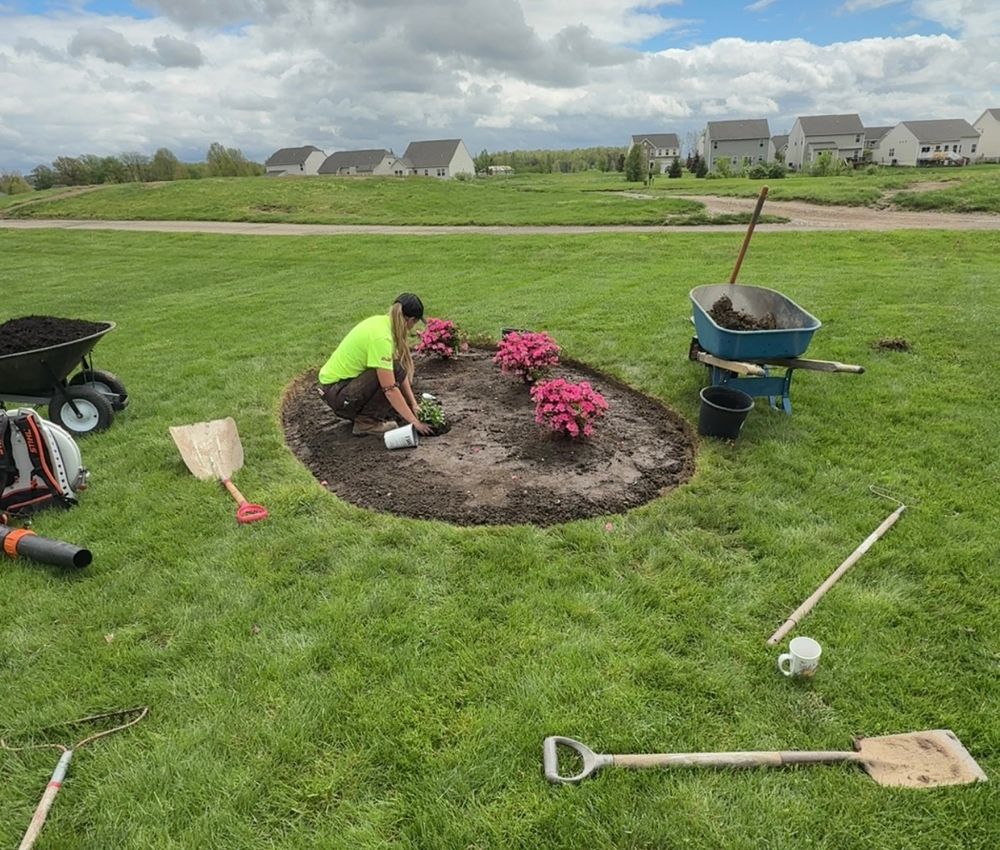 Our Landscape Design service integrates creativity and functionality to transform residential spaces, incorporating expert commercial landscaping techniques for stunning outdoor environments that enhance curb appeal and provide a serene, personalized retreat. for F&R Landscapes in Lagrange, OH