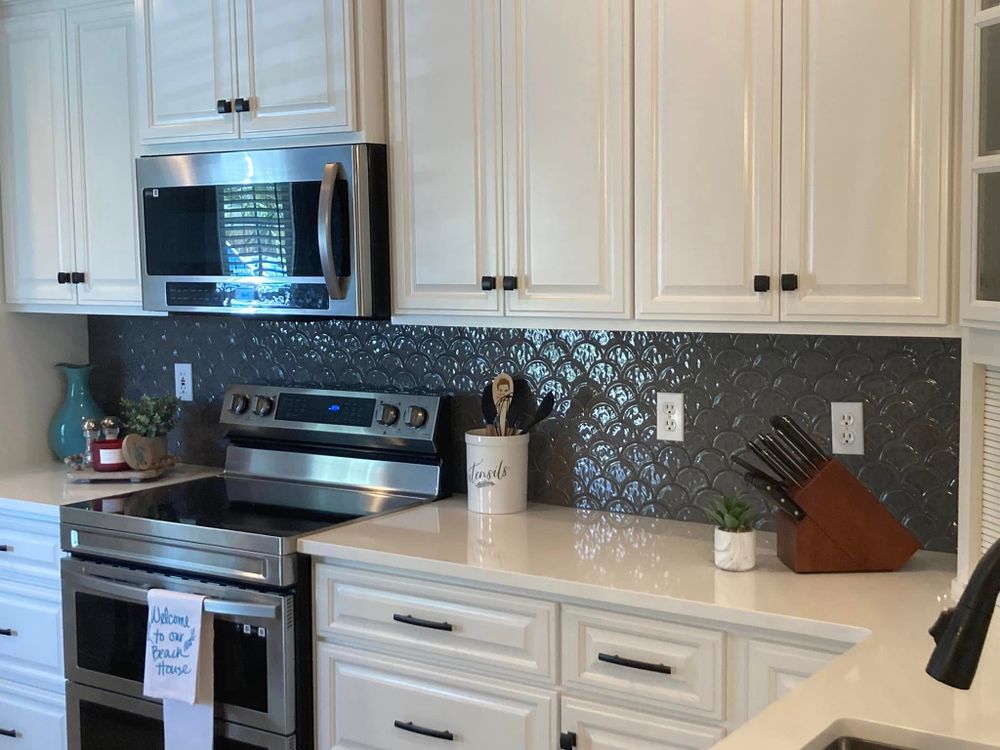 Transform your kitchen with our professional backsplash tiling service, offering durable, stylish designs to enhance aesthetics and functionality. Trust us for precision installation tailored to complement your home's unique style. for 904Loors in St. Augustine, FL