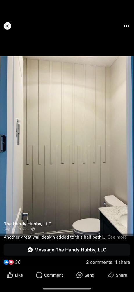 Interior Wall Designs for The Handy Hubby LLC in Fishers, IN