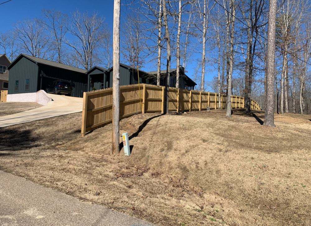 Fence Installation for West Tennessee Lumber in Adamsville, TN