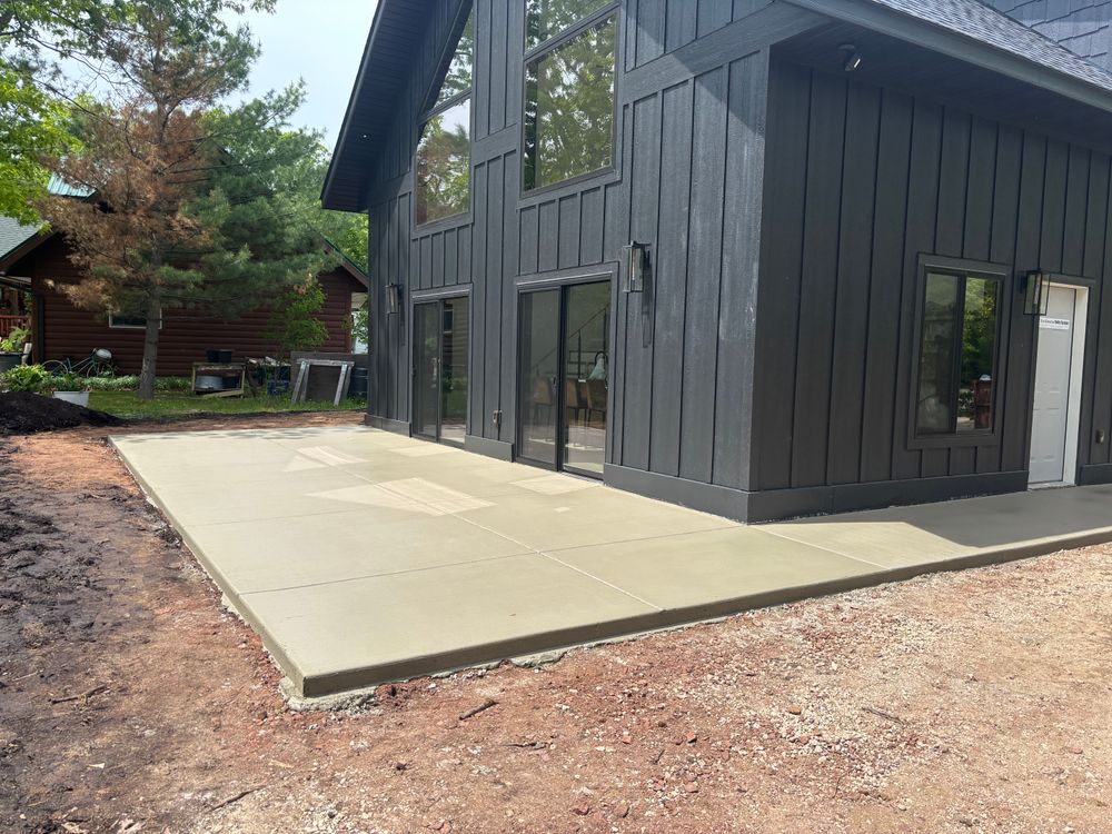 Exterior Flat Work for STAMPEDE Vertical Concrete in Isanti, Minnesota