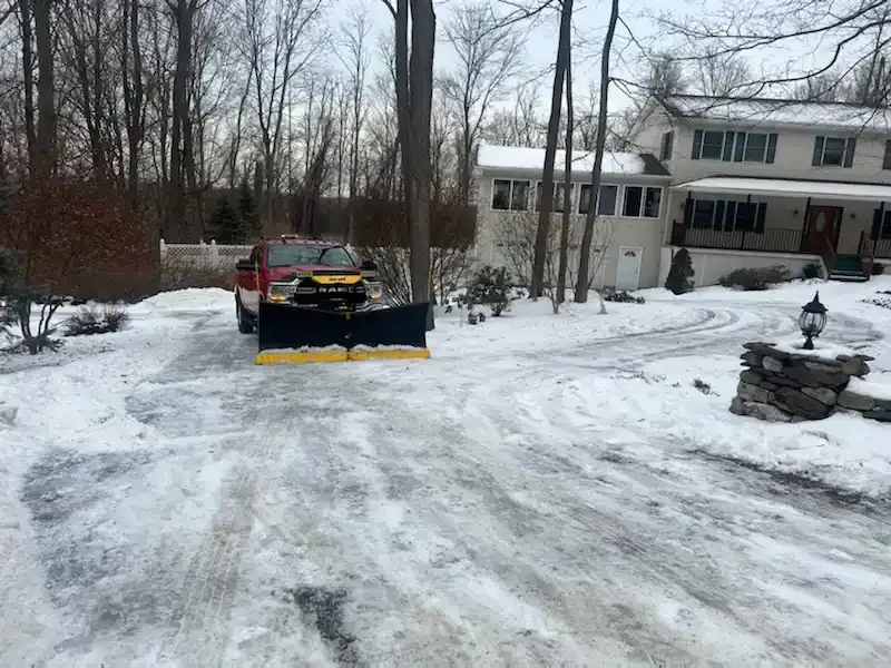 Snow Plowing for Perillo Property maintenance in Poughkeepsie, NY