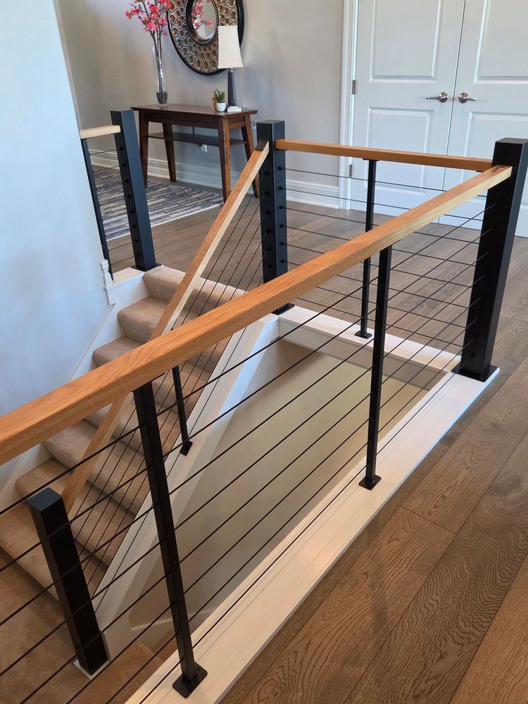 Interior Railing  for Timber Concepts  in Green Bay, WI