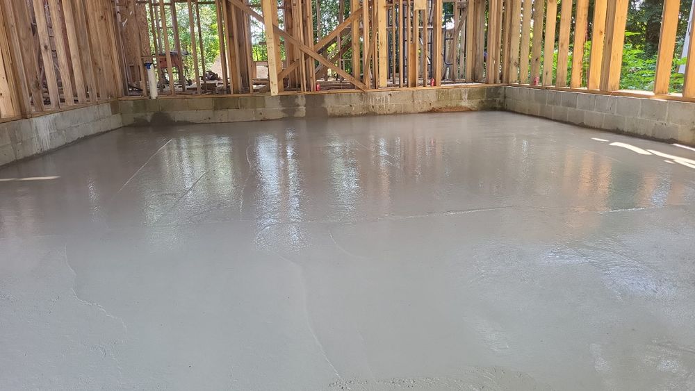 Concrete for Huerta's Concrete Finishing in Pontotoc, MS