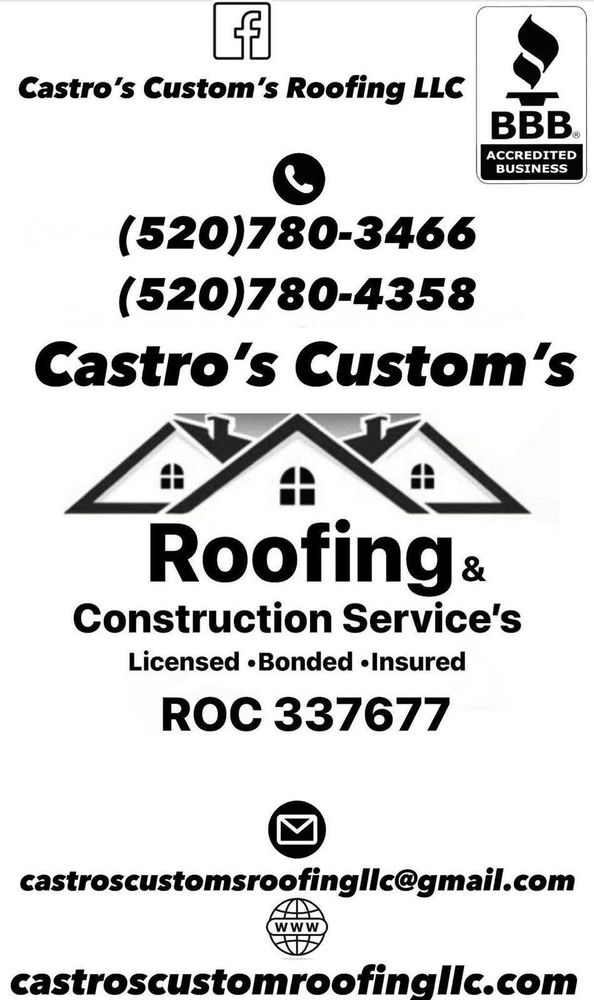 All Photos for Castro’s Custom’s Roofing LLC in Tucson, AZ