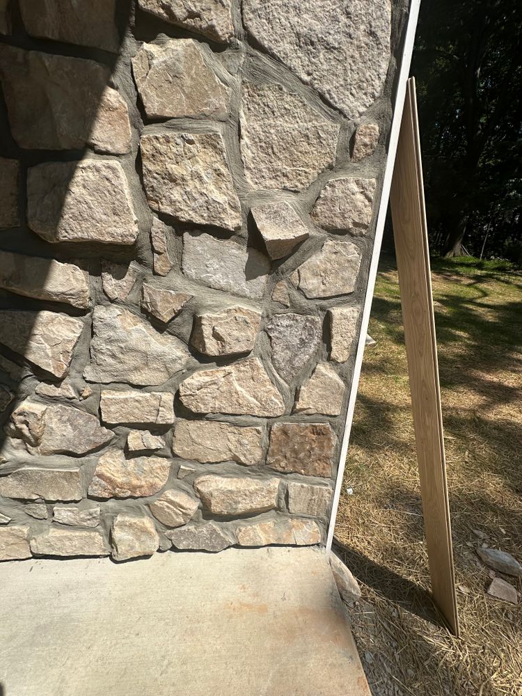 Stone veneer  for Matteo Hardscapes in Towson,  MD