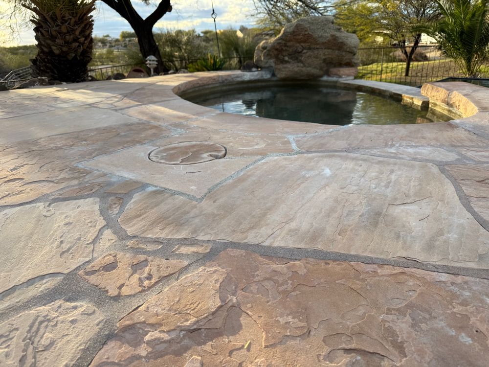 Flagstone for Arizona Backyard Synergy in Phoenix, AZ