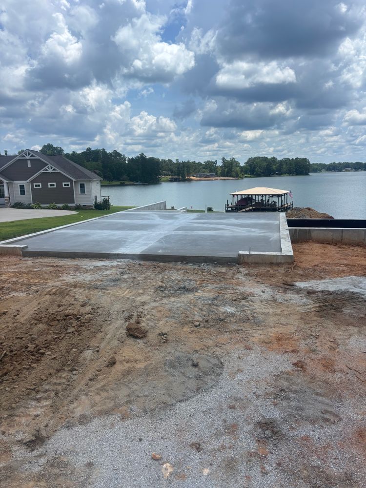 Concrete Flat Work for Baer & Sons Concrete in Greenwood County, SC