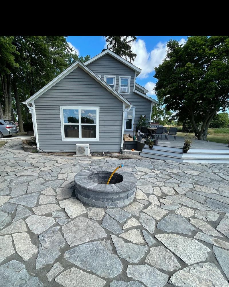 Hardscaping for DeBuck’s Landscape & Design in Richmond, MI