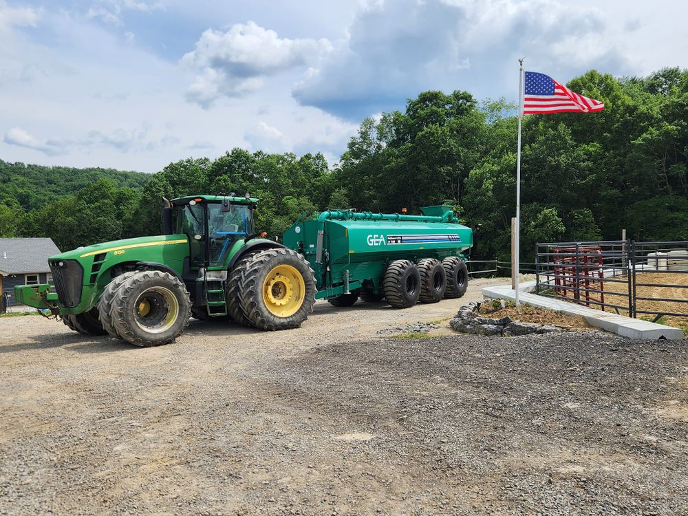 Our excavating company provides licensed manure hauling for homeowners, safely removing and transporting waste to keep properties clean, compliant, and odor-free with dependable service, proper equipment, and experienced operators. for Cox's Ag Services, LLC in Evans City, PA