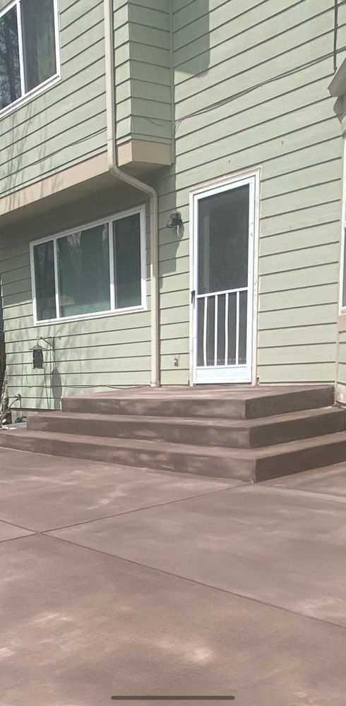 Concrete Steps for B&M Concrete LLC in Longmont, CO