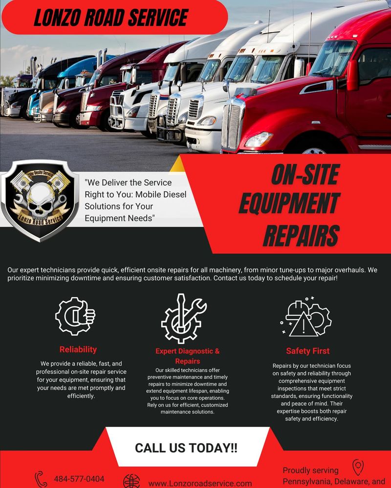 Maintenance for Lonzo Road Service in Berks County, PA
