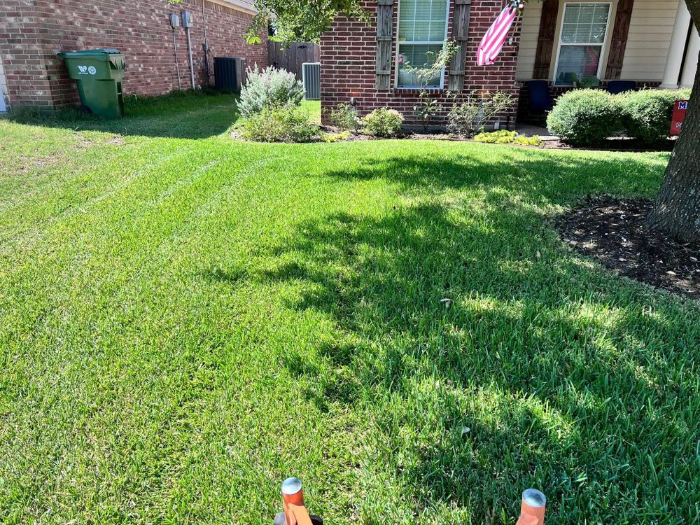 Mowing for AAA Lawn Service in Moody, TX