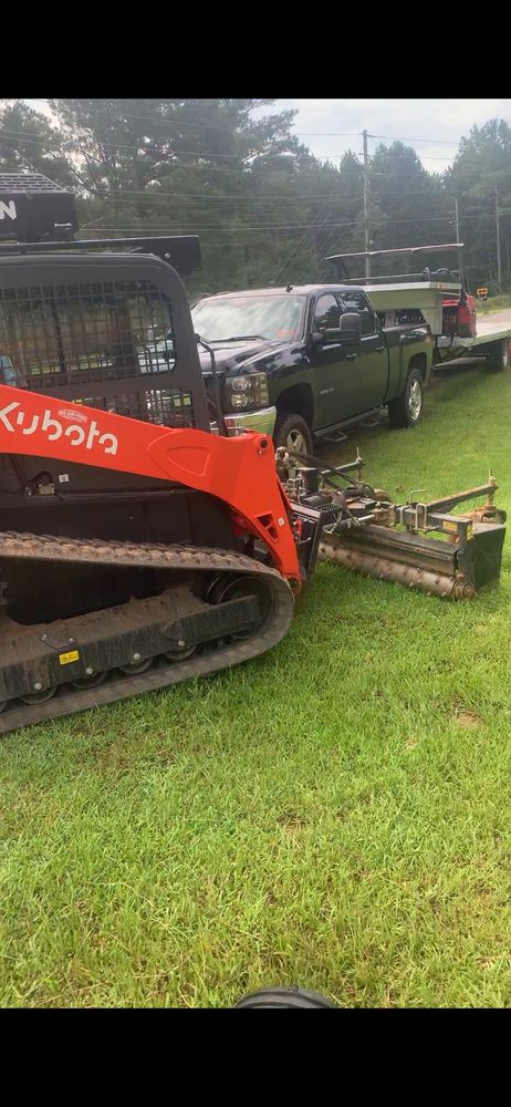 Our Skid Steer Work service offers precise and efficient excavation, grading, and landscaping solutions for homeowners. Enhance your property with our expert operator handling all terrain challenges to achieve flawless results. for Polasini Land Development in Starkville, MS