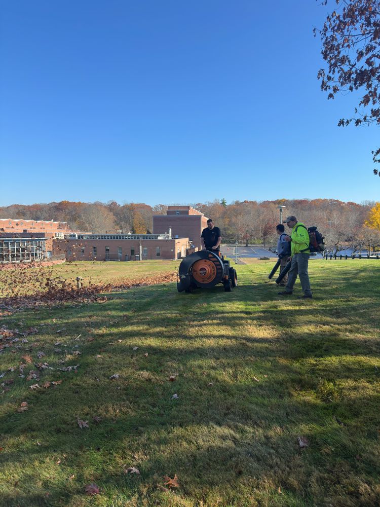 Fall cleanup for Quiet Acres Landscaping in Dutchess County, NY