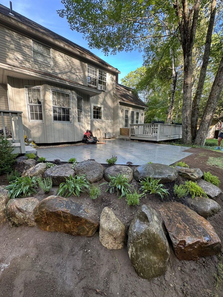 Patio Design & Construction for Organic Innovations Stonework and Design in Brunswick, ME