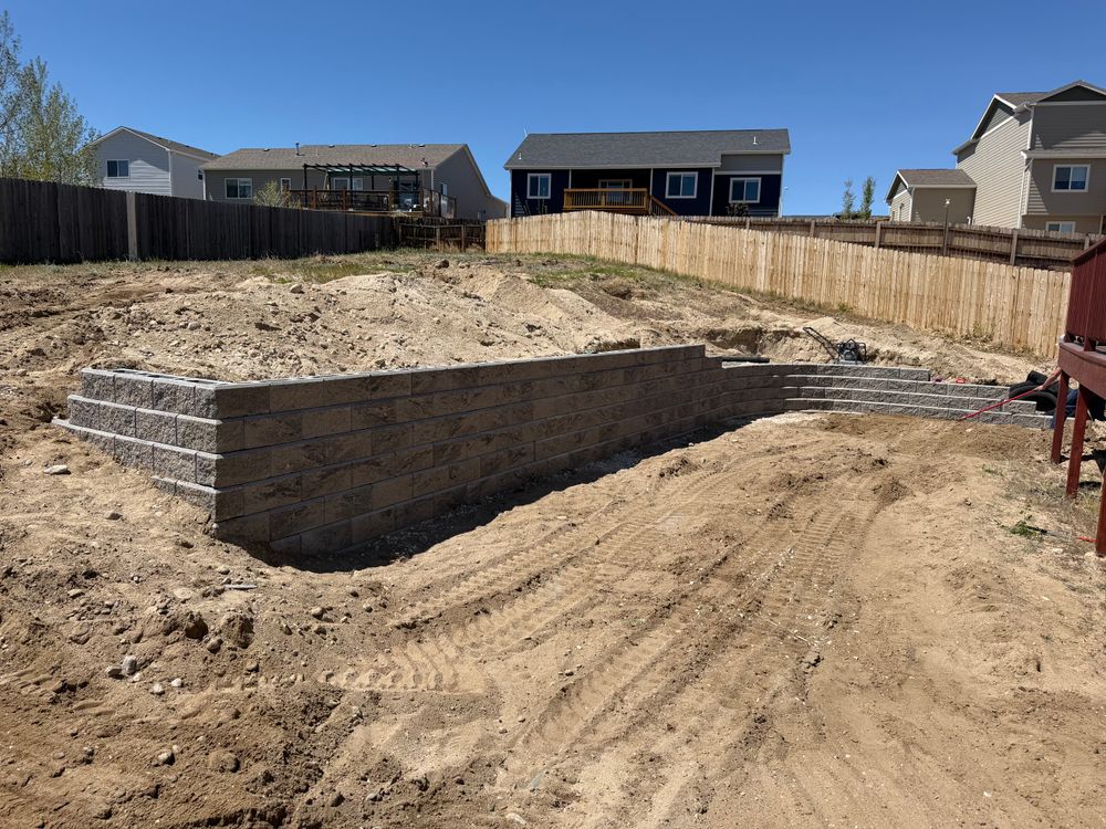 Retaining walls  for Precision Landscape in Casper, WY