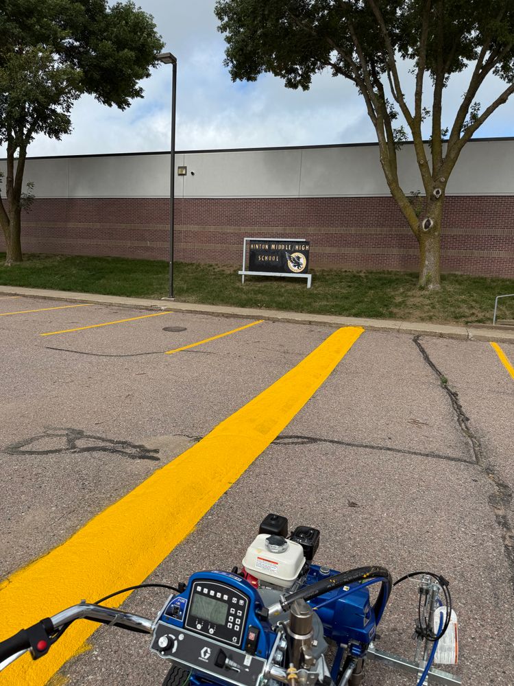 All Photos for Midwest Line Striping LLC in Spirit Lake, IA