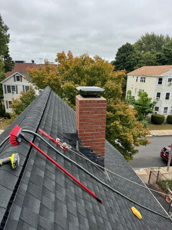 Our Roofing Repairs service ensures your home stays protected, specializing in expert chimney repairs to prevent leaks, enhance safety, and maintain structural integrity for enduring peace of mind. for Buildcraft Masonry & Construction in Boston, MA