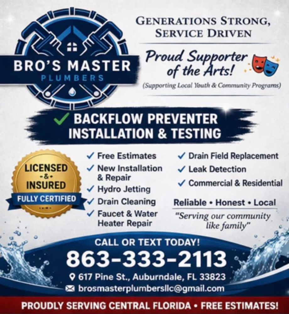 All Photos for Bro’s Master Plumbers in Auburndale, FL