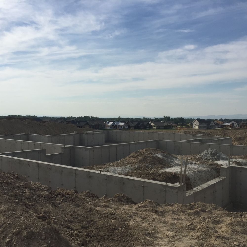 Foundations for R&H Homes in Bozeman, MT