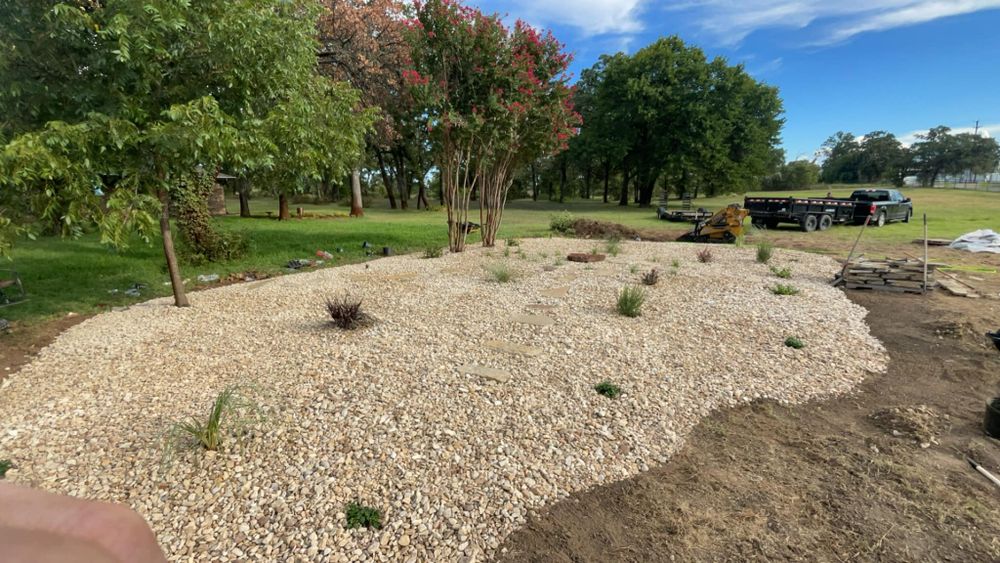 Landscaping for Rustic Root in Stephenville, TX