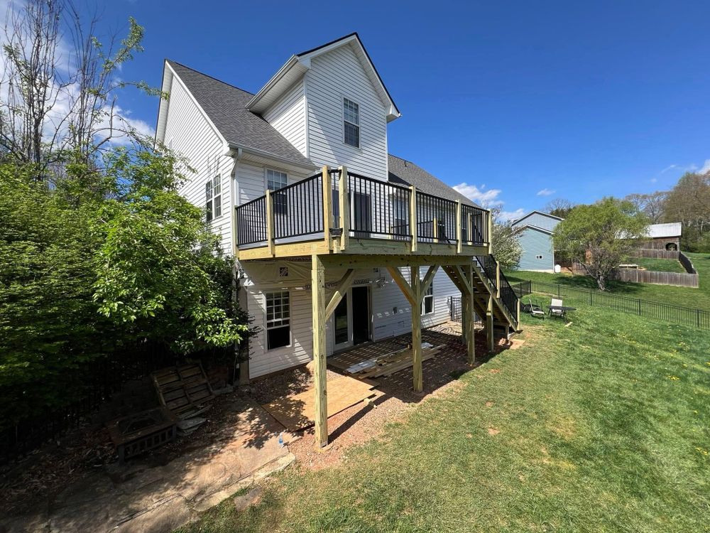 Exterior Renovations for Redwood Construction in Asheville, NC