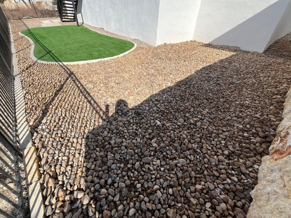 Landscape Design and Installation for Espinoza Landscape in Cibolo, TX