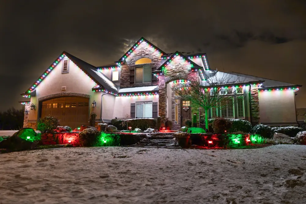 Brighten your holidays with our professional Christmas Light Installation service. Our team ensures safe, dazzling setups tailored to your home's unique design, bringing festive cheer without the hassle. for Muniz Tree Service in North Richland Hills, TX